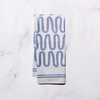Sky Blue Squiggles Dish Towel- 16''x24''