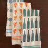 Wine Dish Towel Trio - 3pk - 16''x24''