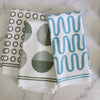 Swerves and Curves Dish Towel Trio - 3pk - 16''x24''