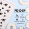 Bumble Bee Dish Towel - 16''x24''