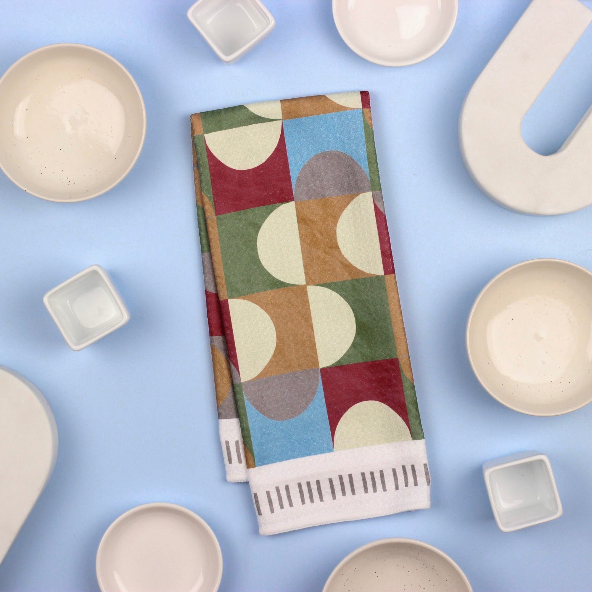 Deco Geo Colorblock Dish Towel - 16''x24''