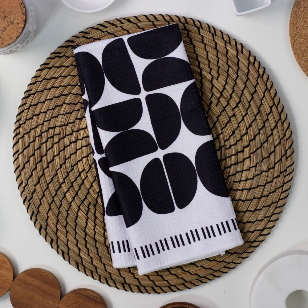 Mono Geo Dish Towel - 16''x24''