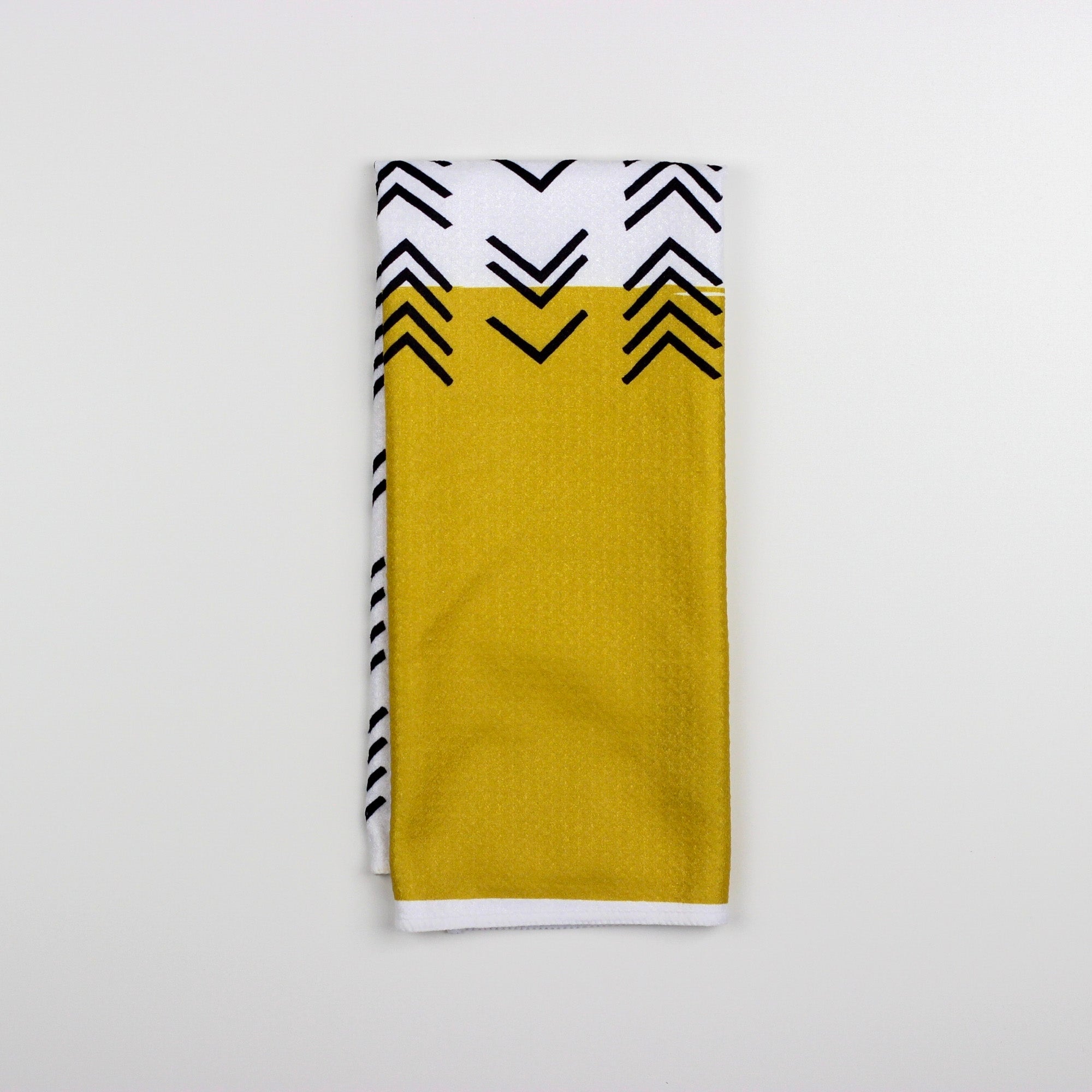 Chevron Colorblock Dish Towel 16 x24 Render Goods