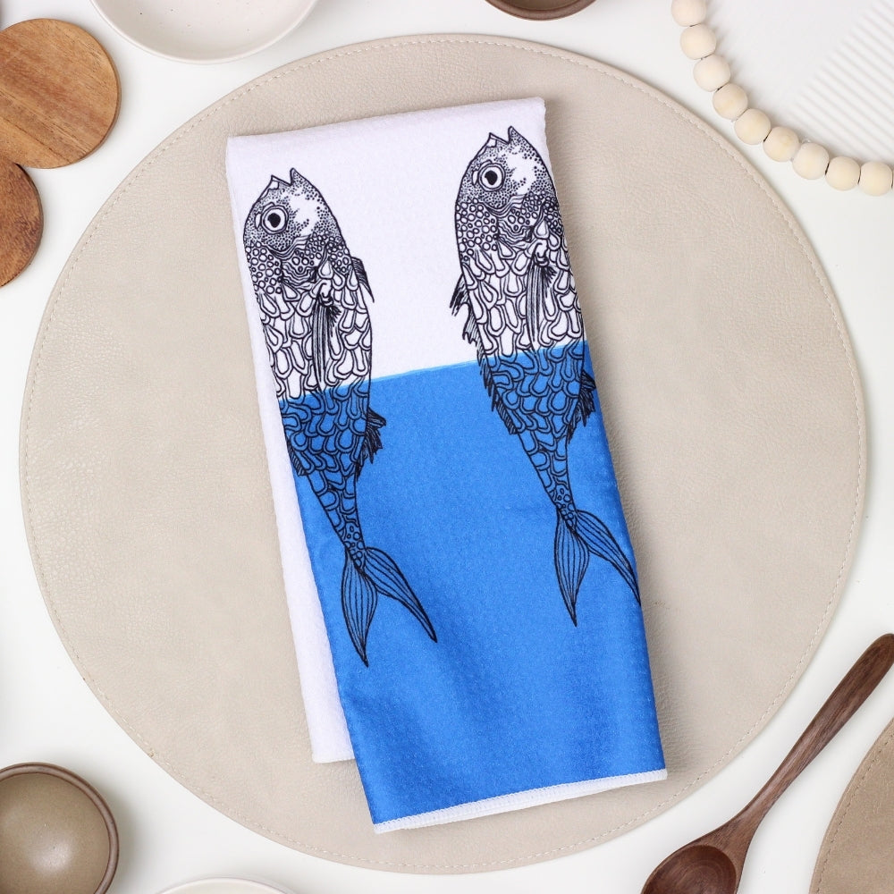 Fish Out Of Water Dish Towel - 16''x24''