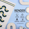 Emerald Chain Dish Towel - 16''x24''