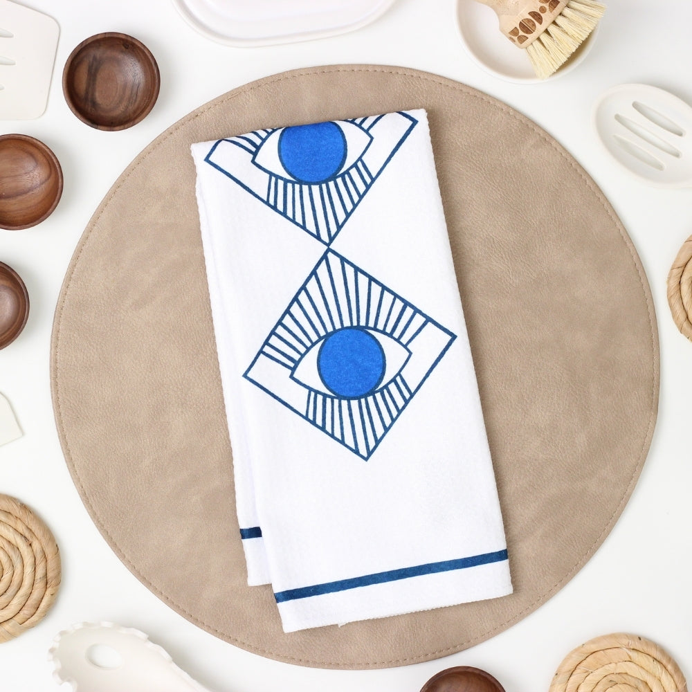 Three Eye Dish Towel  - 16''x24''