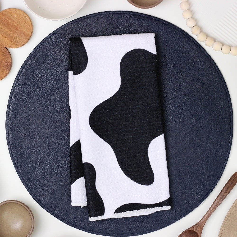Cow Print Dish Towel - 16''x24''