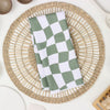 Green Checkers Dish Towel - 16''x24''
