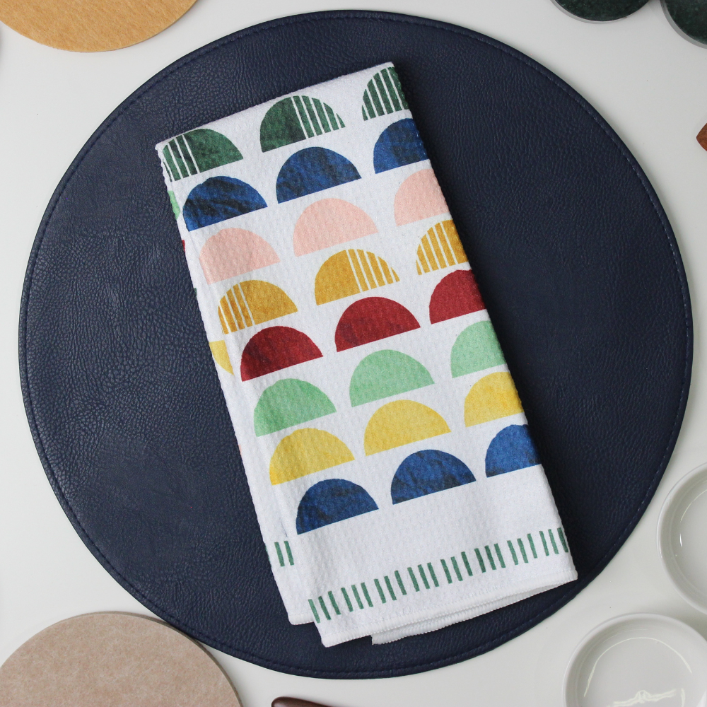 Primo Geo Crescent Dish Towel - 16"x24"
