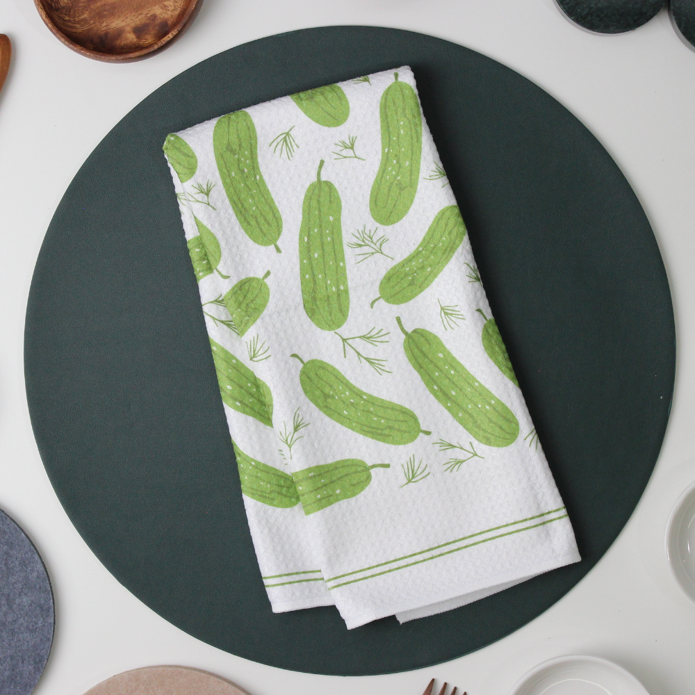 Dill Pickle Dish Towel - 16''x24''