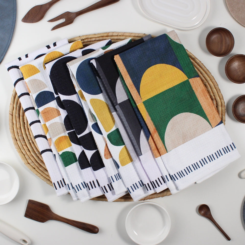 Geo Boho Signature Dish Towel Set - 6pk- Series Bundle – Render Goods