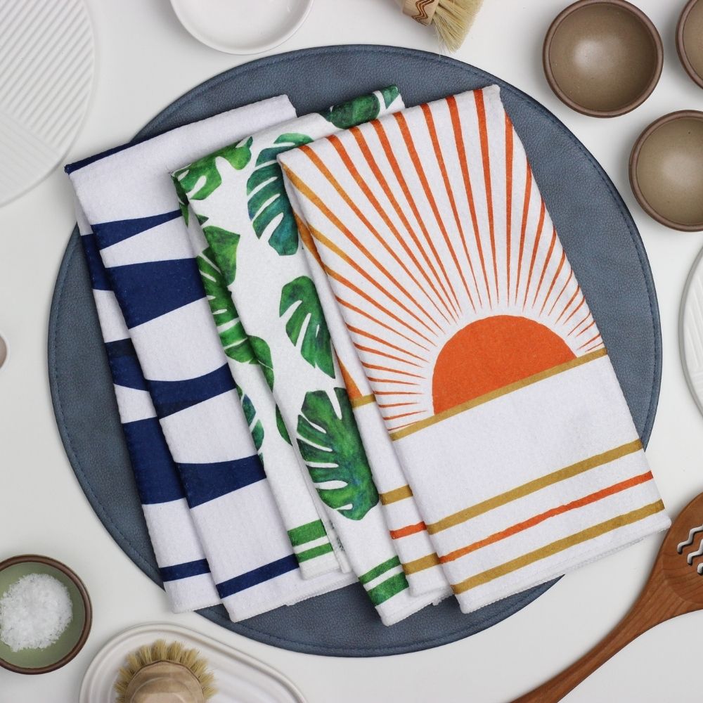 succulent dish towel Monstera Plant Dish Towel