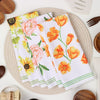 Peony Flower Dish Towel - 16''x24''