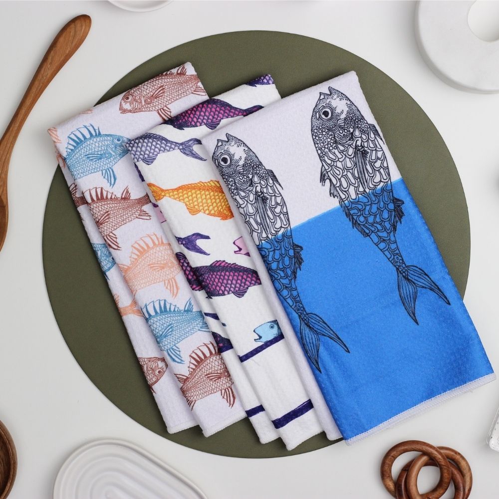 Render Goods Fish Out Of Water Dish Towel - 16''x24'' – Render Goods