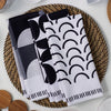 Mono Geo Crescent Dish Towel  - 16''x24''