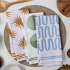 Golden Hour Boho Beige Dish Towel- 16''x24''