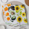 Sunflower Watercolor Dish Towel - 16''x24''