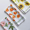 Watercolor Floral Dish Towel Trio - 3pk - 16''x24''