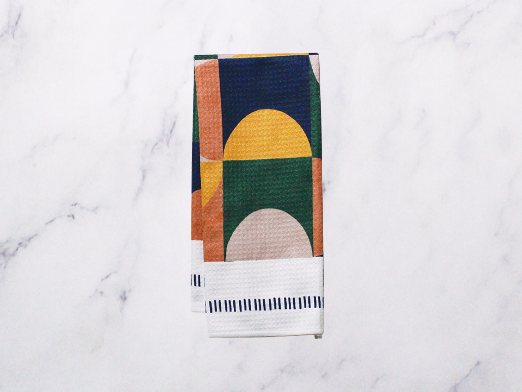 Geo Boho Colorblock Dish Towel - 16''x24''