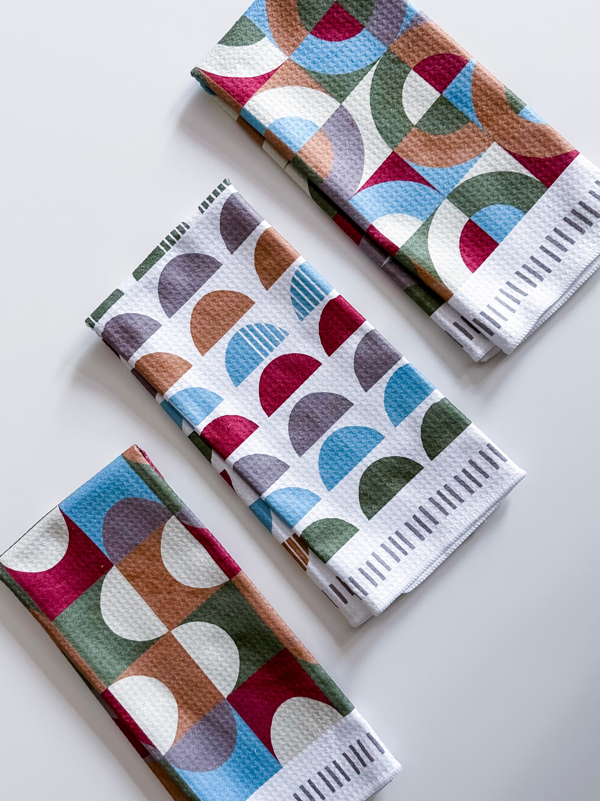 Deco Geo Boho Dish Towel Trio - 3pk - 16''x24''
