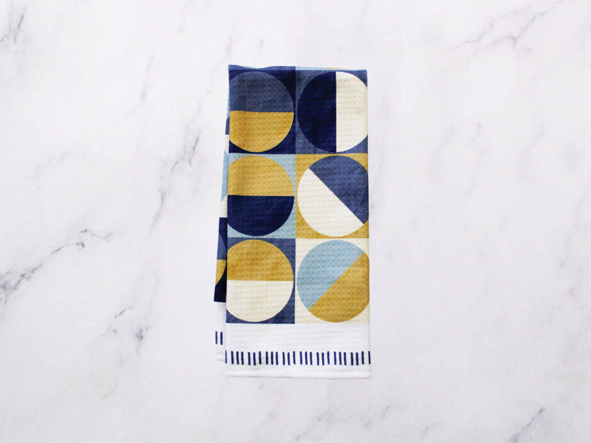 Cool Geo Colorblock Dish Towel - 16''x24''