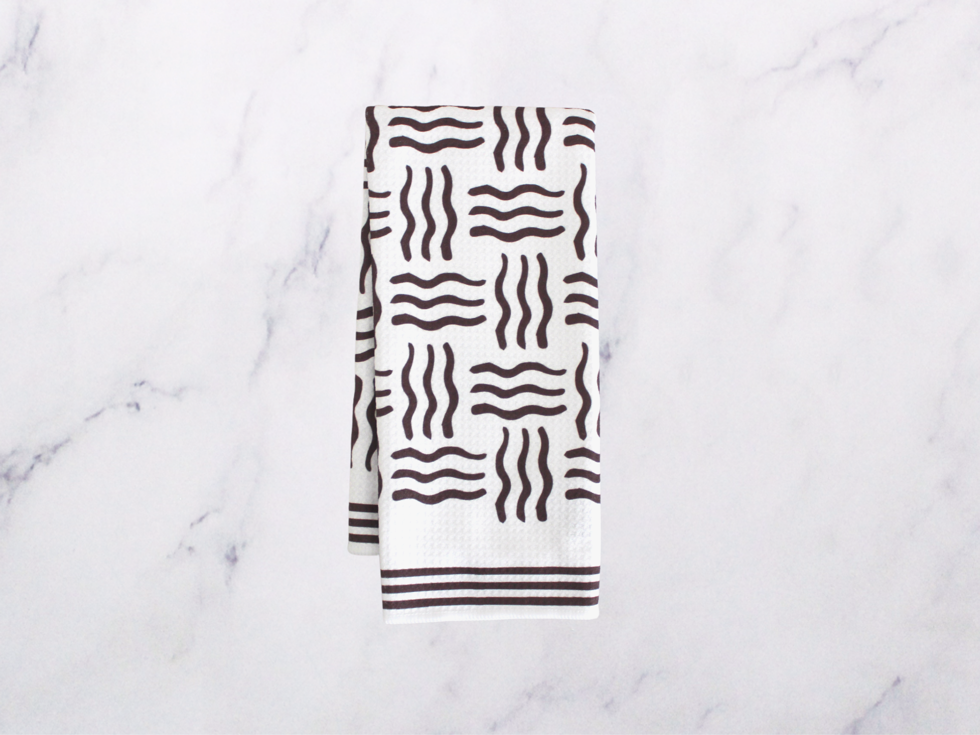 Chocolate Krinkle Dish Towel - 16''x24''