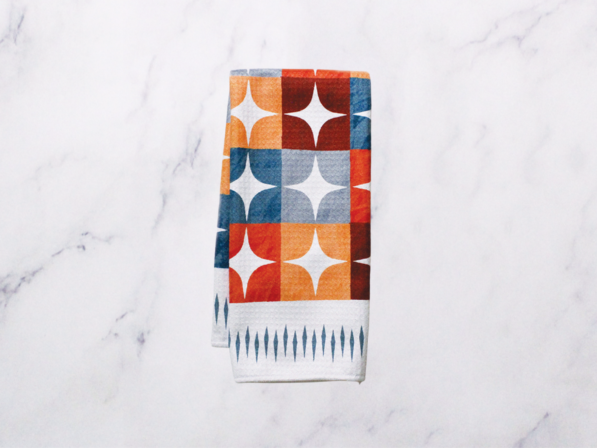 Mid-Century Colorblock Dish Towel - 16''x24''