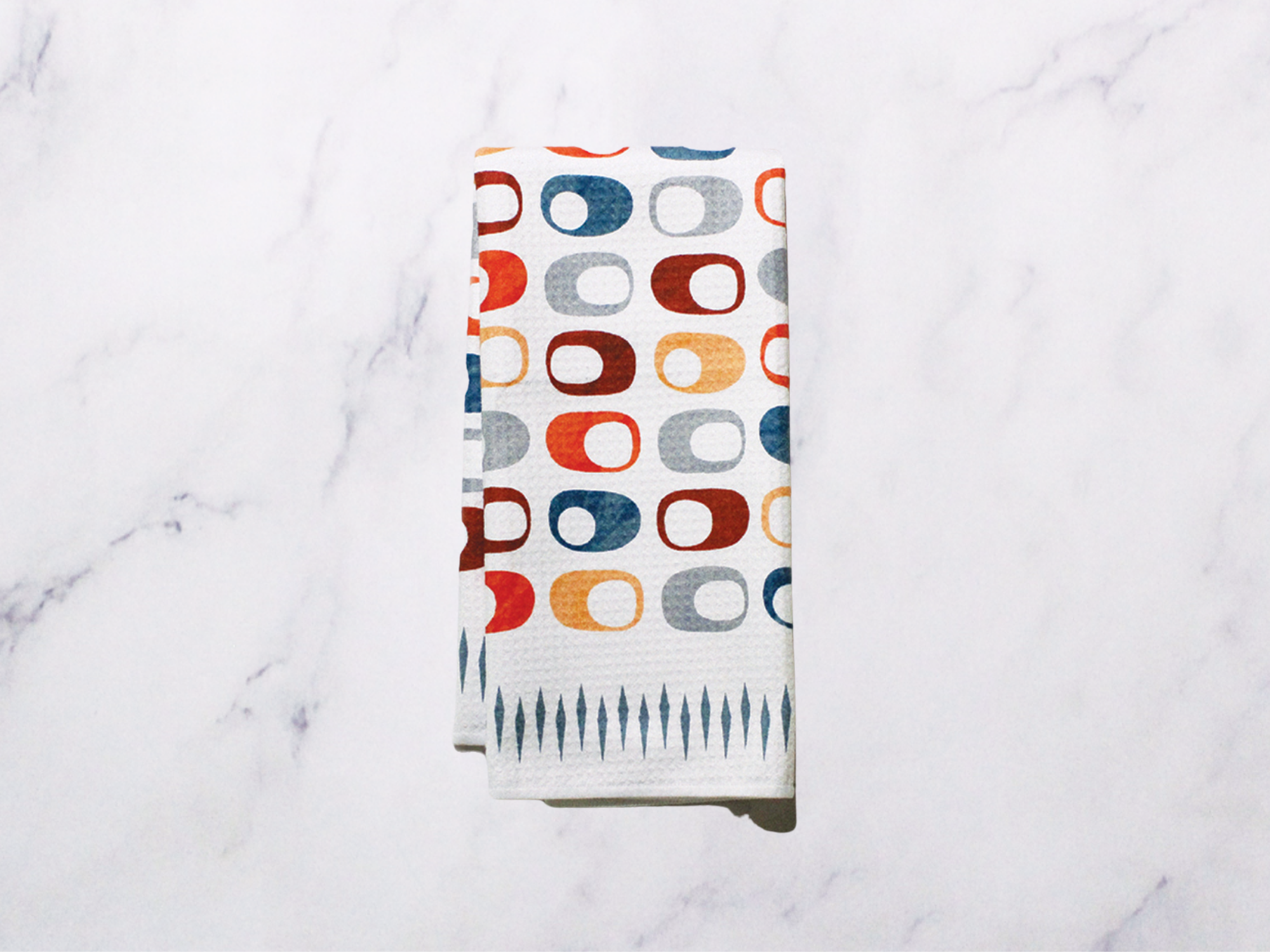 Mid-Century Atomic Switch Dish Towel  - 16''x24''