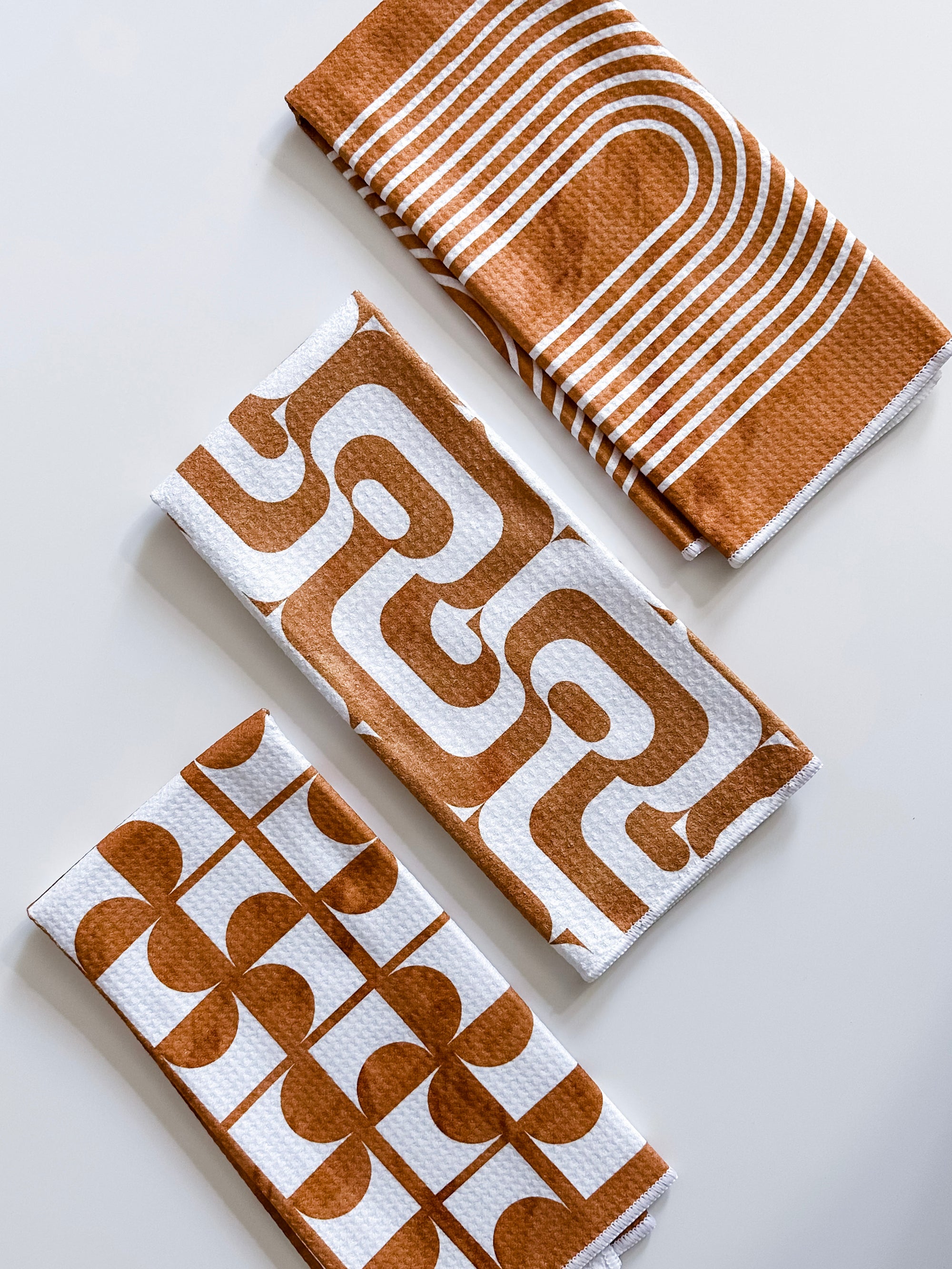 Rusted Boho Dish Towel Trio - 3pk - 16''x24''