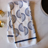 Blue Swirl Dish Towel - 16''x24''