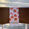 Poppy Flower Dish Towel - 16''x24''