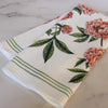 Peony Flower Dish Towel - 16''x24''