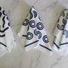 Blue Swirl Abstract Dish Towel Trio - 3pk - 16''x24''