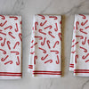 Candy Cane Christmas Dish Towel Trio - 3pk - 16''x24''